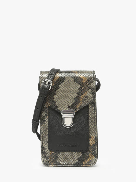Sac Bandoulière Python Cuir Paul marius Noir python TELEPPYT