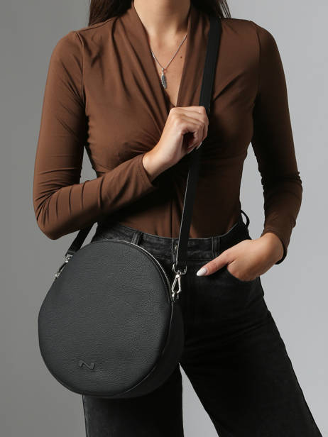 Sac Porté épaule Anna Cuir Nathan baume Noir nathan 9 vue secondaire 1