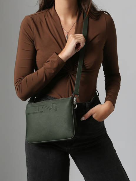 Cross Body Tas Milano Leder Nathan baume Groen n city 3 ander zicht 1