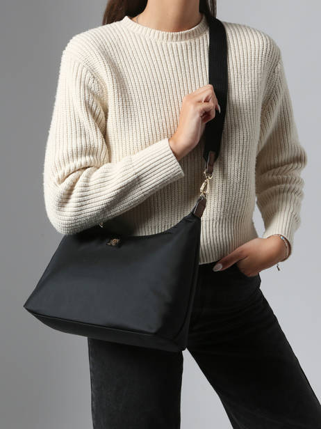 Cross Body Tas Popette Nylon Tommy hilfiger Zwart popette AW17937 ander zicht 1