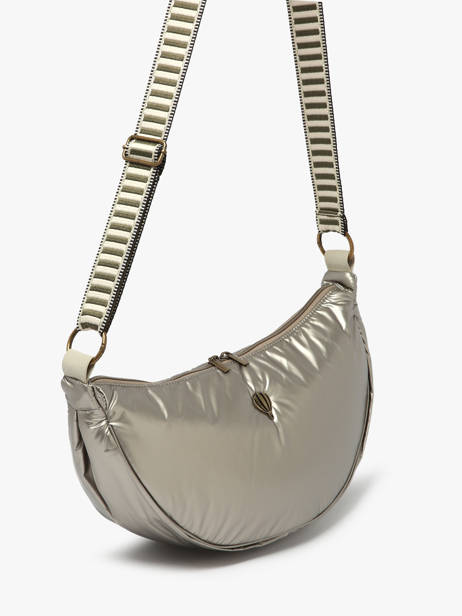 Sac Bandoulière Doudoune Le voyage en panier Argent doudoune AHP230 vue secondaire 1