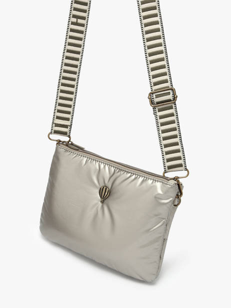 Sac Bandoulière Doudoune Le voyage en panier Argent doudoune AHP231 vue secondaire 1