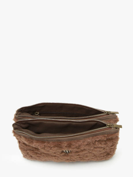 Sac Bandoulière Doudou Le voyage en panier Marron doudou AHP253 vue secondaire 2