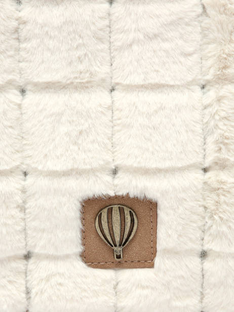 Sac Bandoulière Quadri Polyester Le voyage en panier Beige quadri AHP272 vue secondaire 2