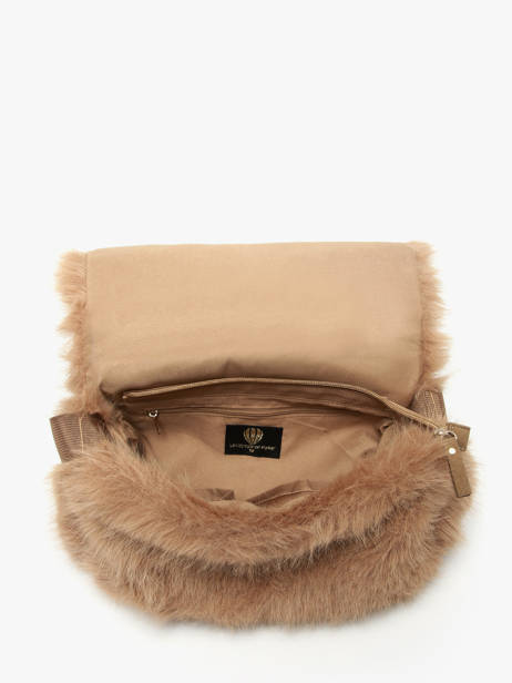 Sac Bandoulière Doudou Le voyage en panier Beige doudou AHP266 vue secondaire 3