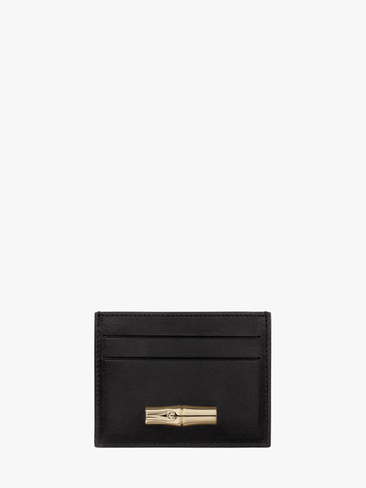 Longchamp Le roseau sleek Porte billets/cartes Noir
