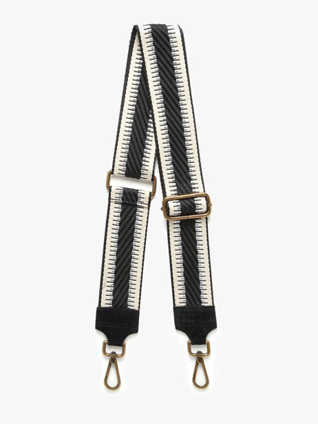 Schouderriem Milano Zwart velvet VE25LIOV