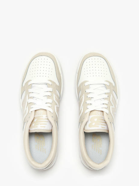 Sneakers En Cuir New balance Blanc boy BB480LBB vue secondaire 3