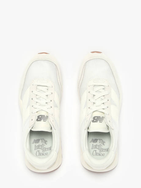 Sneakers Uit Leder New balance Wit boy U370SG ander zicht 3