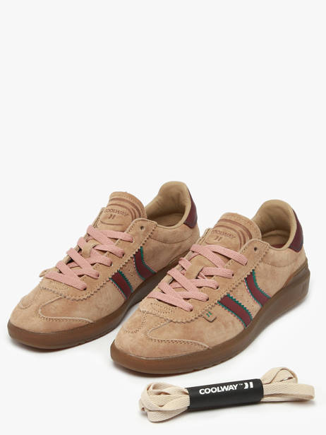 Sneakers En Cuir Coolway Marron women 7613293 vue secondaire 1