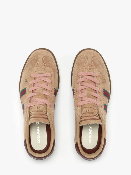 Sneakers En Cuir Coolway Marron women 7613293 vue secondaire 3