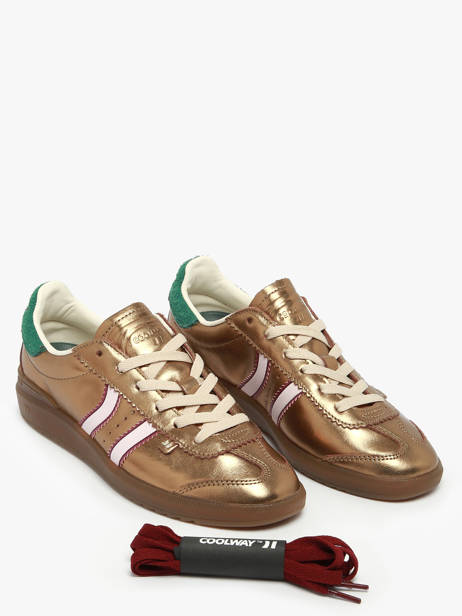 Sneakers En Cuir Coolway Or women 7693294 vue secondaire 1
