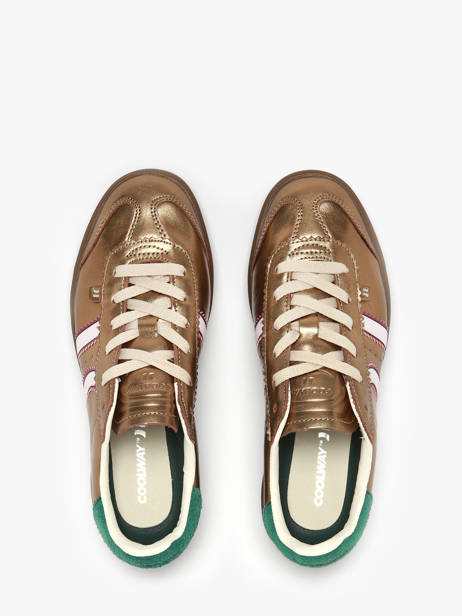 Sneakers En Cuir Coolway Or women 7693294 vue secondaire 3