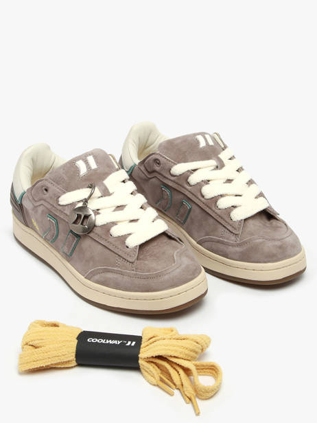 Sneakers En Cuir Coolway Gris men 8693711 vue secondaire 1