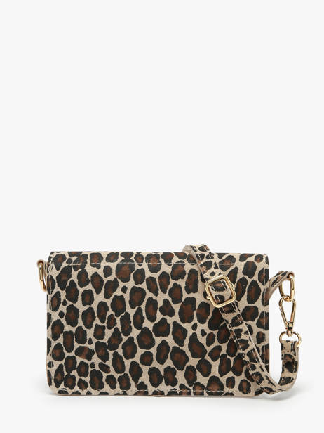 Cross Body Tas Velvet Leopardo Milano Beige velvet leopardo VL260612 ander zicht 3
