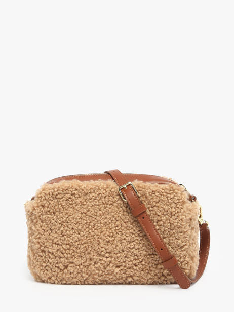 Sac Bandoulière Moumoute Lancaster Beige moumoute 22 vue secondaire 3