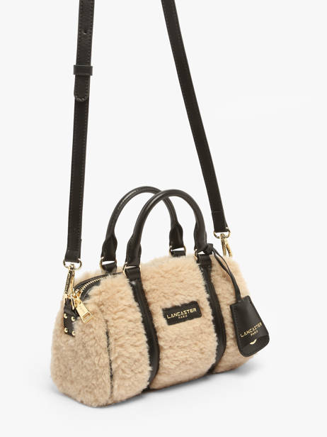Sac Bandoulière Moumoute Lancaster Beige moumoute 53 vue secondaire 1