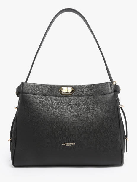 Sac Porté épaule Mademoiselle Romy Cuir Lancaster Noir mademoiselle romy 106