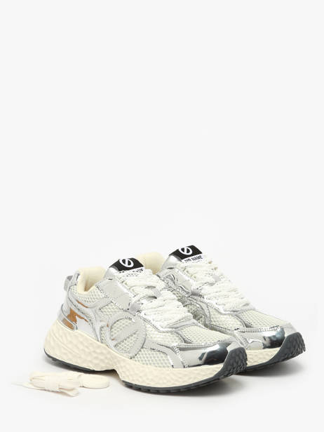 Sneakers En Cuir No name Argent accessoires CRDD04AL vue secondaire 1