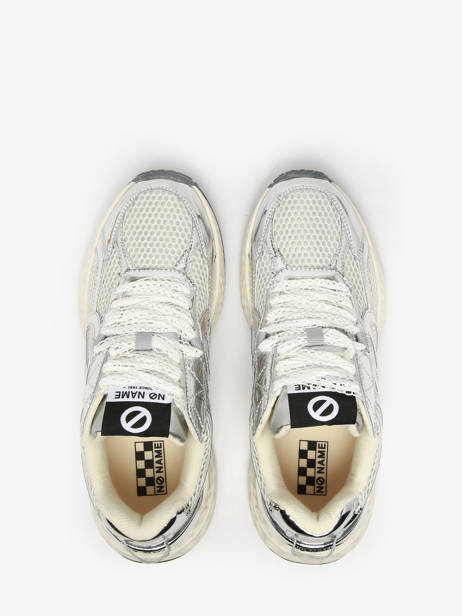 Sneakers En Cuir No name Argent accessoires CRDD04AL vue secondaire 3