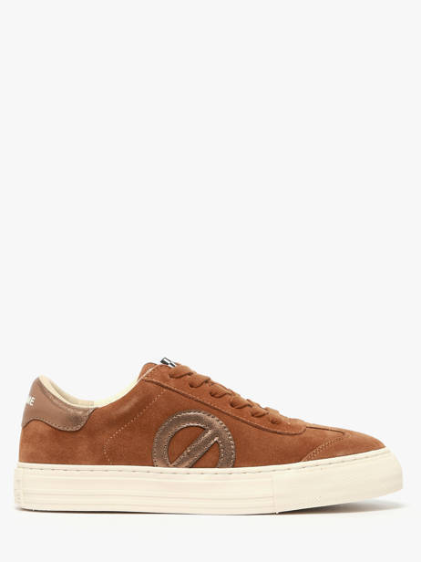 Sneakers En Cuir No name Marron accessoires ACEZ04KC