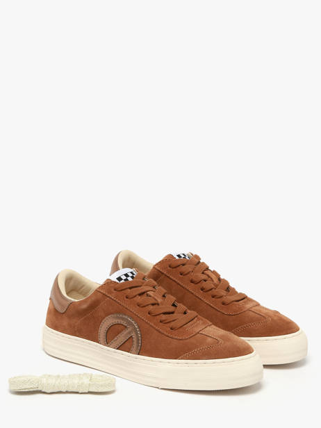 Sneakers En Cuir No name Marron accessoires ACEZ04KC vue secondaire 1
