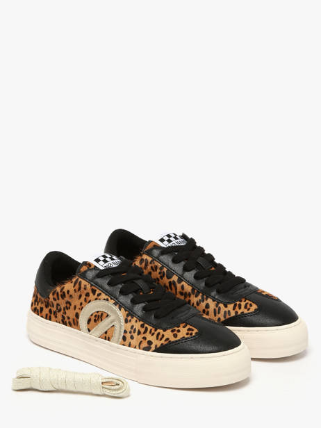 Sneakers En Cuir No name Marron accessoires ACPN04KC vue secondaire 1