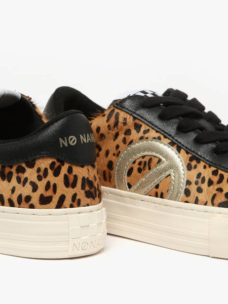 Sneakers En Cuir No name Marron accessoires ACPN04KC vue secondaire 2