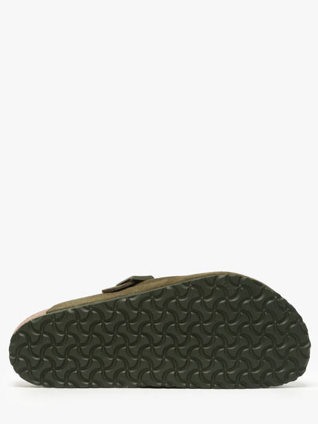 Mules En Cuir Birkenstock Vert men 1024721 vue secondaire 4