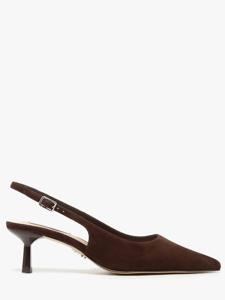 Escarpins Talon Aiguille En Cuir Steve madden Marron accessoires 11003902