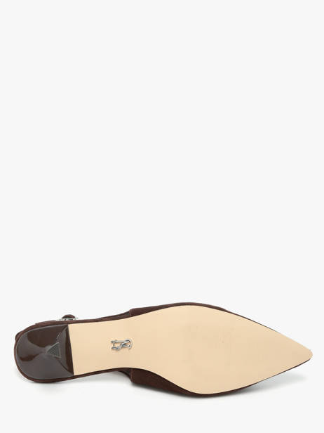 Escarpins Talon Aiguille En Cuir Steve madden Marron accessoires 11003902 vue secondaire 4