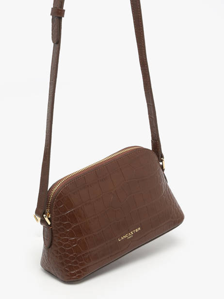 Cross Body Tas Exo Leder Lancaster Bruin exo 113 ander zicht 1