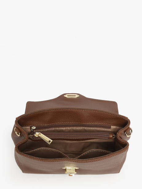 Cross Body Tas Milano Cosmos Leder Lancaster Bruin milano cosmos 55 ander zicht 2