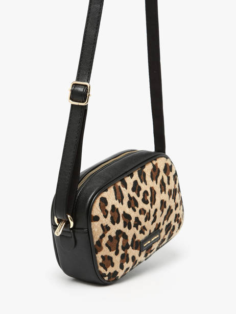 Cross Body Tas Leopard David jones Bruin leopard CM7663 ander zicht 1