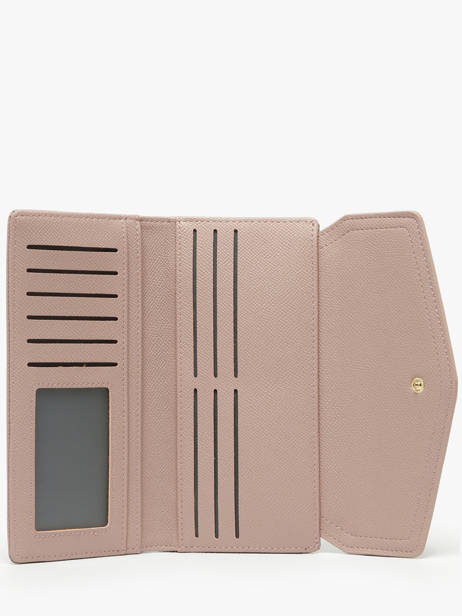 Portefeuille David jones Roze saffiano P164 ander zicht 1