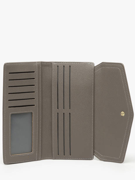 Portefeuille David jones Bruin saffiano P164 ander zicht 1