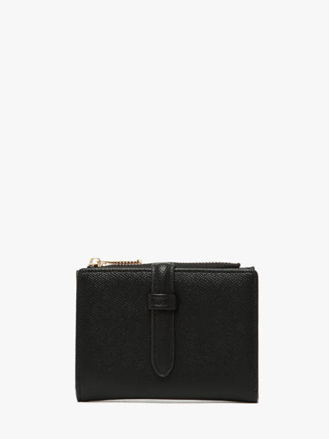 Porte-monnaie Porte-cartes David jones Noir saffiano P163