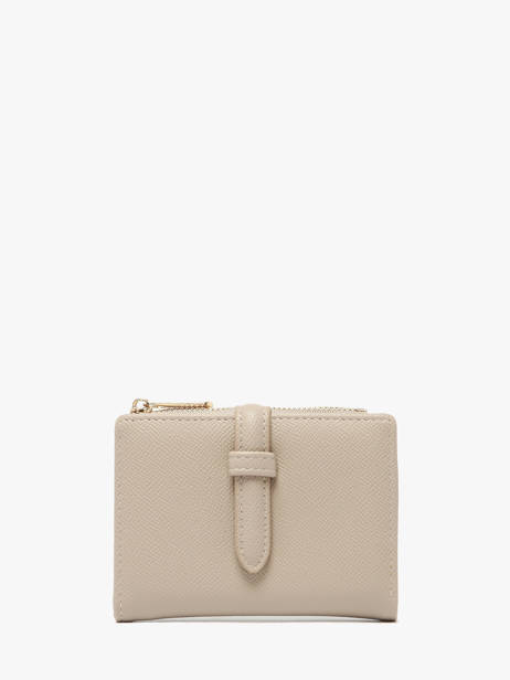 Portemonnee Met Kaarthouder David jones Beige saffiano P163