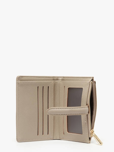 Portemonnee Met Kaarthouder David jones Beige saffiano P163 ander zicht 1