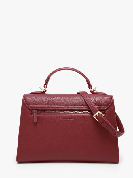 Handtas Saffiano David jones Rood saffiano CM7693A ander zicht 3
