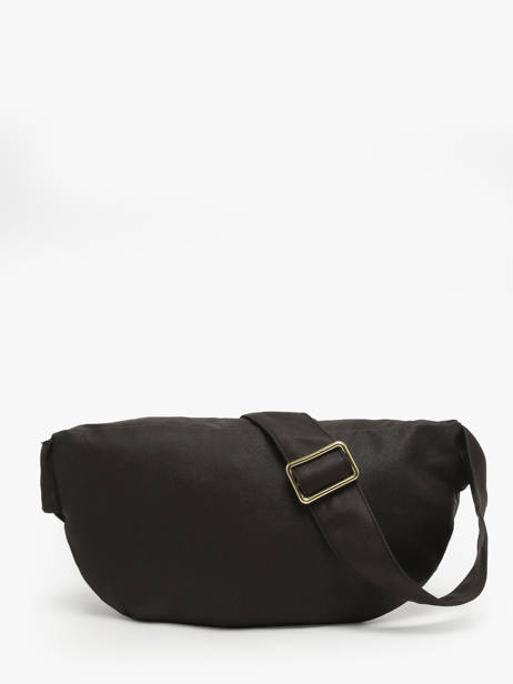Le Sac Banane Orsel Waxed Rivedroite Noir waxed ORSELWAX vue secondaire 3