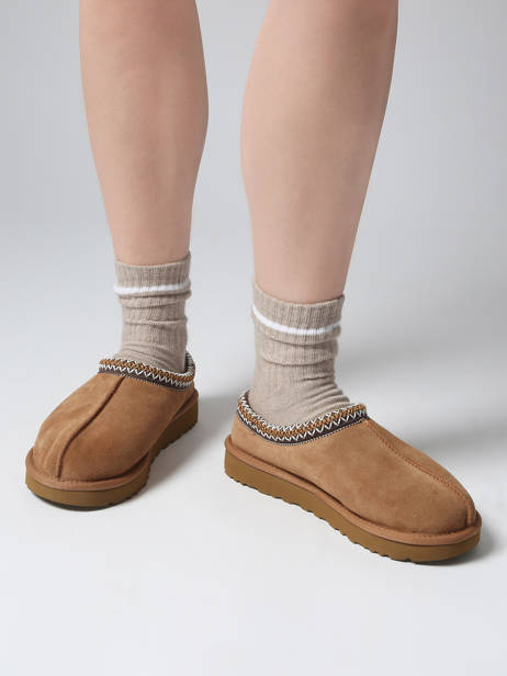 Pantoffels Uit Leder Ugg Bruin accessoires 1174470 ander zicht 1