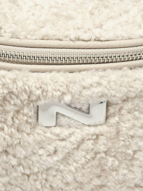 Sac Banane Derby Winter Mouton Et Cuir Nathan baume Beige n city S vue secondaire 2