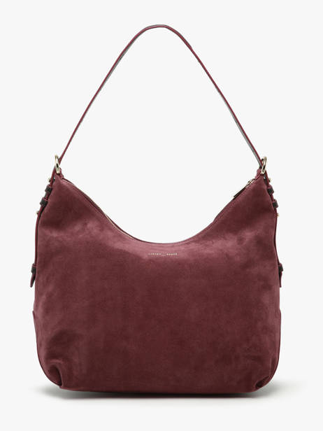 Schoudertas Carrie Suède Leder Nathan baume Violet vogue 1 ander zicht 4