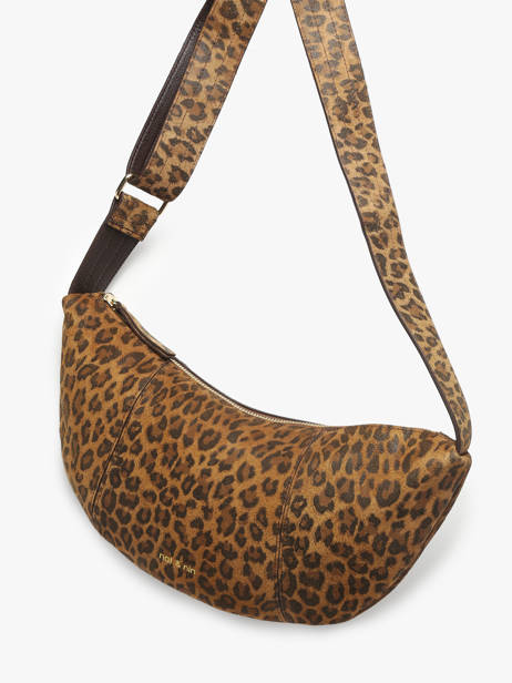 Sac Banane Luce Cuir Nat et nin Marron vintage LUCE vue secondaire 1