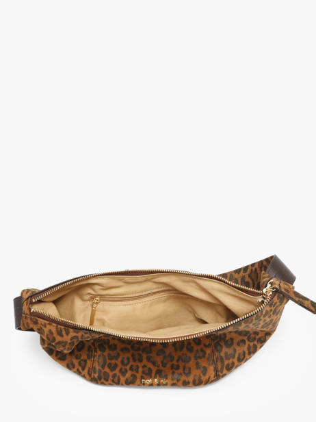 Sac Banane Luce Cuir Nat et nin Marron vintage LUCE vue secondaire 2