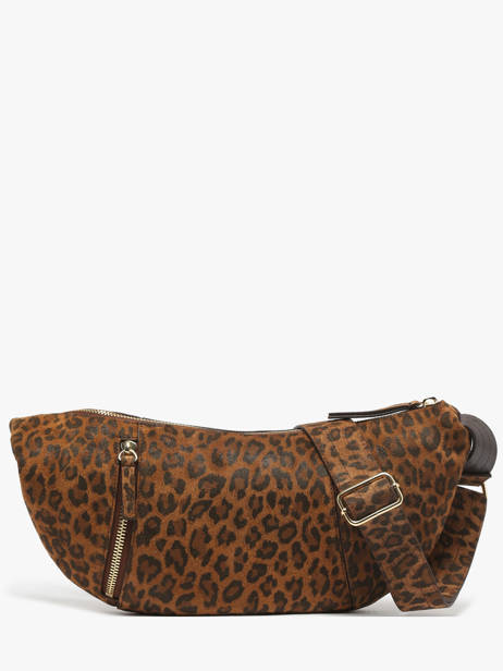 Sac Banane Luce Cuir Nat et nin Marron vintage LUCE vue secondaire 3