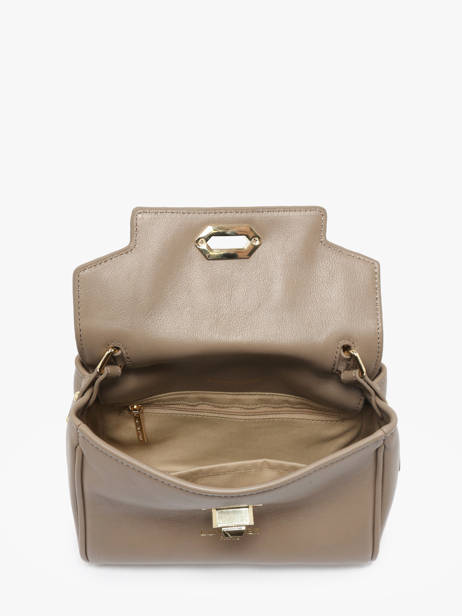 Cross Body Tas Mademoiselle Grace Leder Lancaster Beige mademoiselle grace 101 ander zicht 2