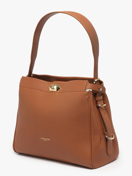 Schoudertas Mademoiselle Romy Leder Lancaster Bruin mademoiselle romy 106 ander zicht 1