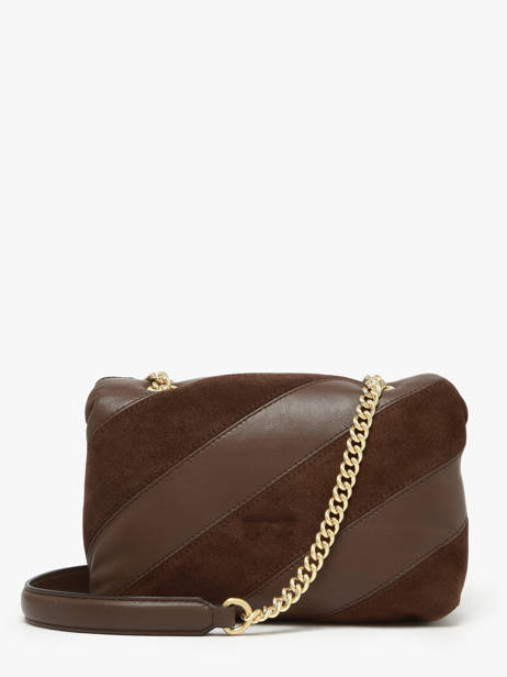 Cross Body Tas Love Bag Puff Pinko Bruin love bag puff A2JY ander zicht 3